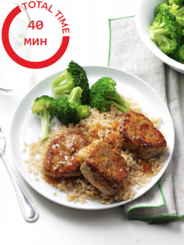 Абрикосово- розмариновые свиные медальоны