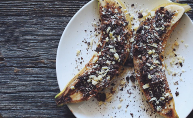 Бананы запеченные на гриле