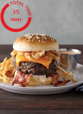 Чизбургер с беконом