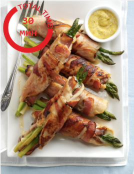 Рулеты из спаржи