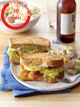 Сендвич с зеленым томатом