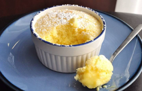 Творожное суфле с ананасом